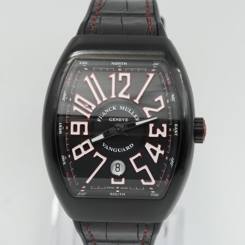 SOLD - 10/24/24 - Franck Muller Vanguard 41mm Black Titanium B&P 2018 V41SCDT