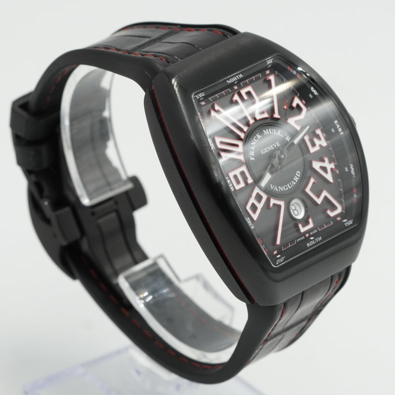SOLD - 10/24/24 - Franck Muller Vanguard 41mm Black Titanium B&P 2018 V41SCDT