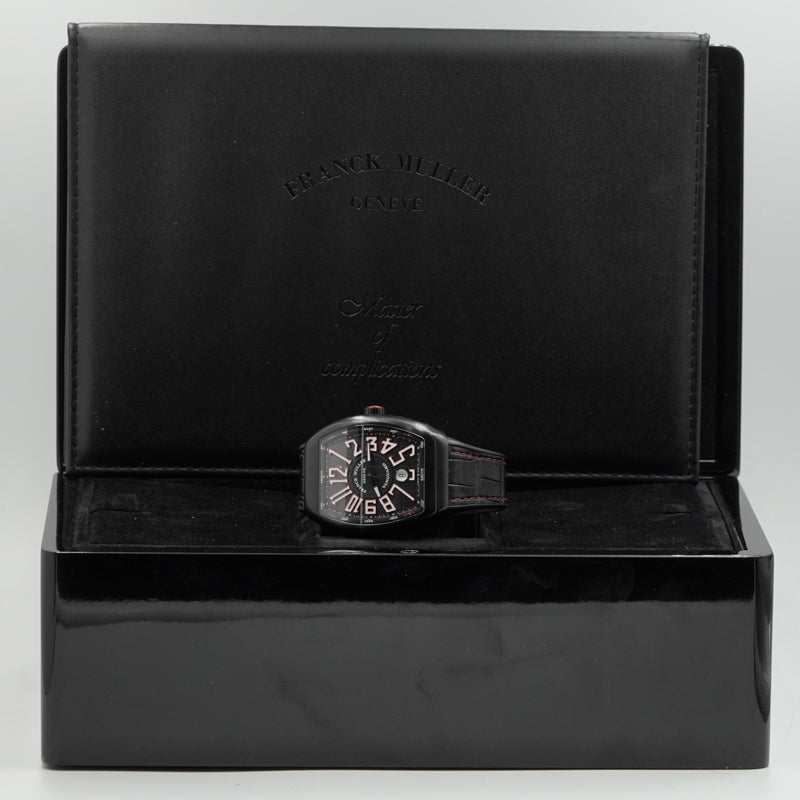 SOLD - 10/24/24 - Franck Muller Vanguard 41mm Black Titanium B&P 2018 V41SCDT