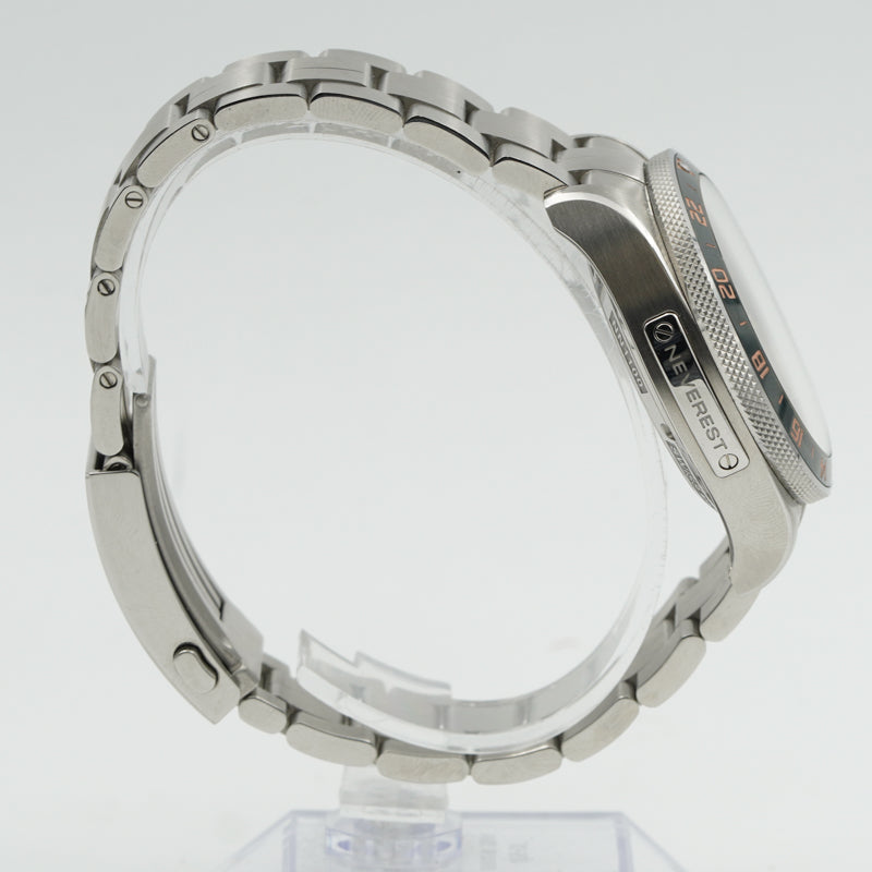 SOLD - 2/21/24 - Norqain Neverest Glacier GMT NN1100SC3CG Grey & Gold 41mm Steel B&P 2023