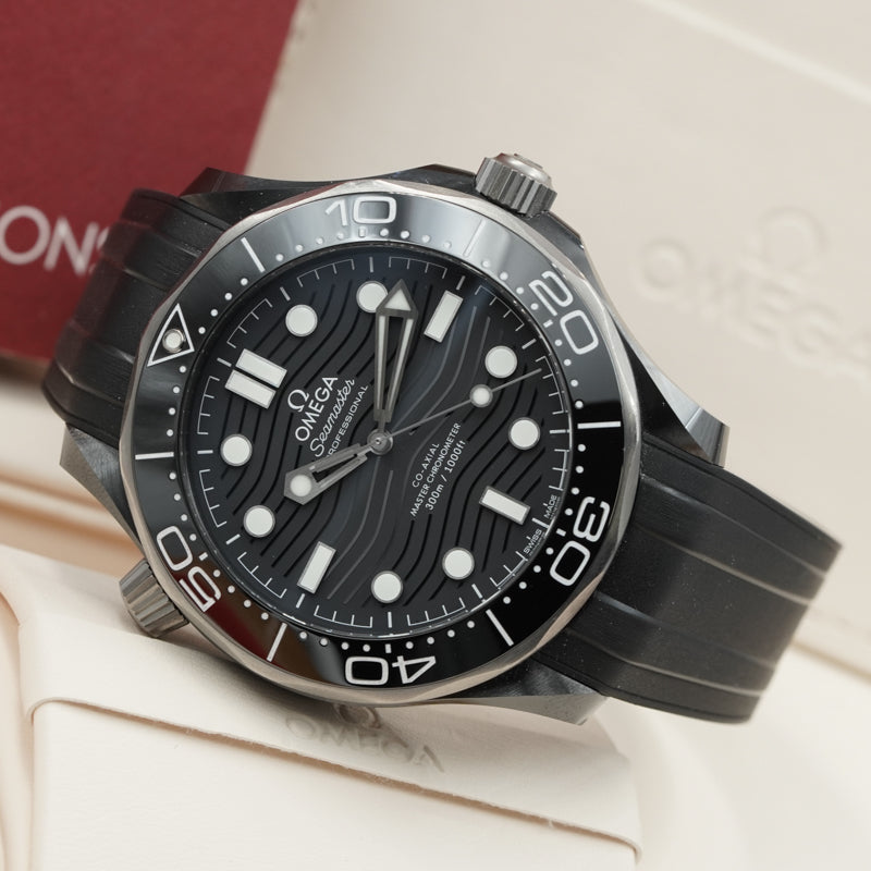 SOLD - 1/23/24 - Omega Seamaster Pro Diver 210.92.44.20.01.001 Ceramic and Titanium 43.5 B&P 2021