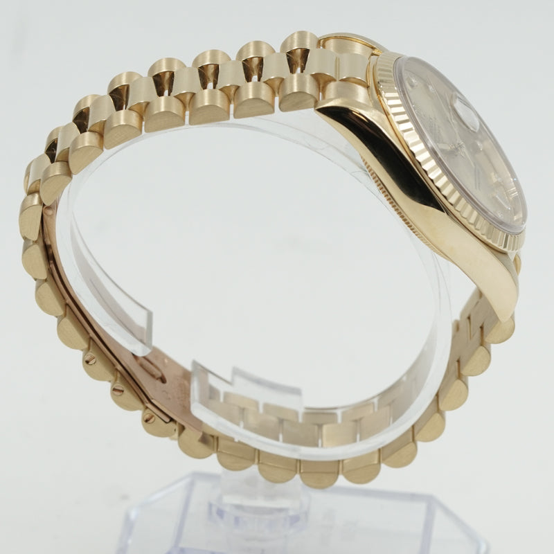 SOLD - 1/25/25 - Rolex President Day-Date 18238 18k Yellow Gold Diamond Markers Circa 1996 w. Box
