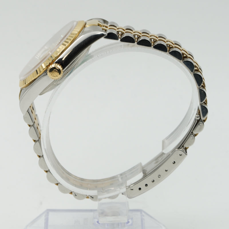 SOLD - 2/27/24 - Rolex Datejust 36mm 16233 Jubilee Two Tone Bracelet Fluted Circa 2000 w Papers