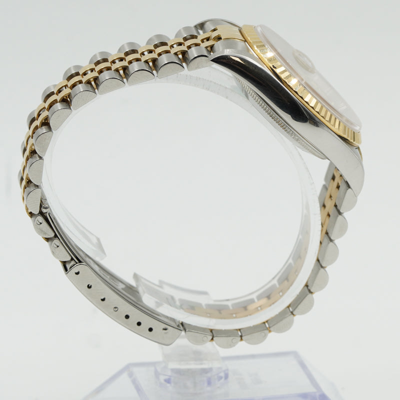 SOLD - 2/27/24 - Rolex Datejust 36mm 16233 Jubilee Two Tone Bracelet Fluted Circa 2000 w Papers