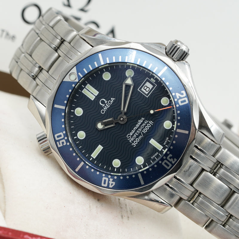 SOLD - 3/4/24 - Omega 2561.80.00 Seamaster Pro 300M Quartz B&P 2002