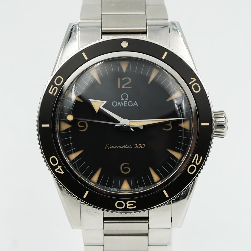 SOLD - 3/6/24 - Omega Seamaster 300 Heritage 41mm Stainless Steel 234.30.41.21.01.001 B&P 2023