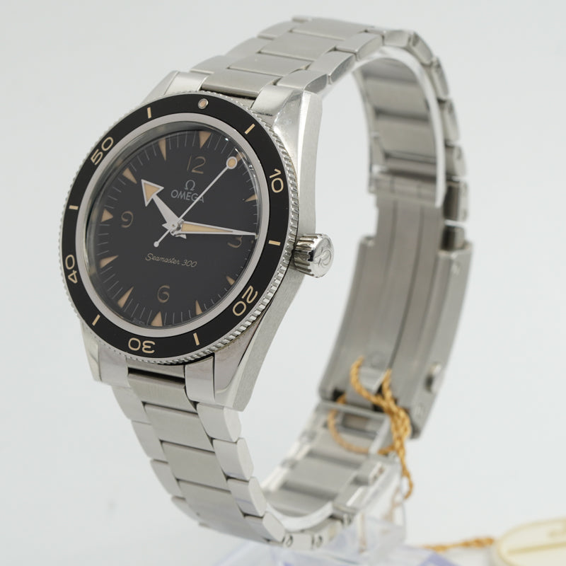 SOLD - 3/6/24 - Omega Seamaster 300 Heritage 41mm Stainless Steel 234.30.41.21.01.001 B&P 2023