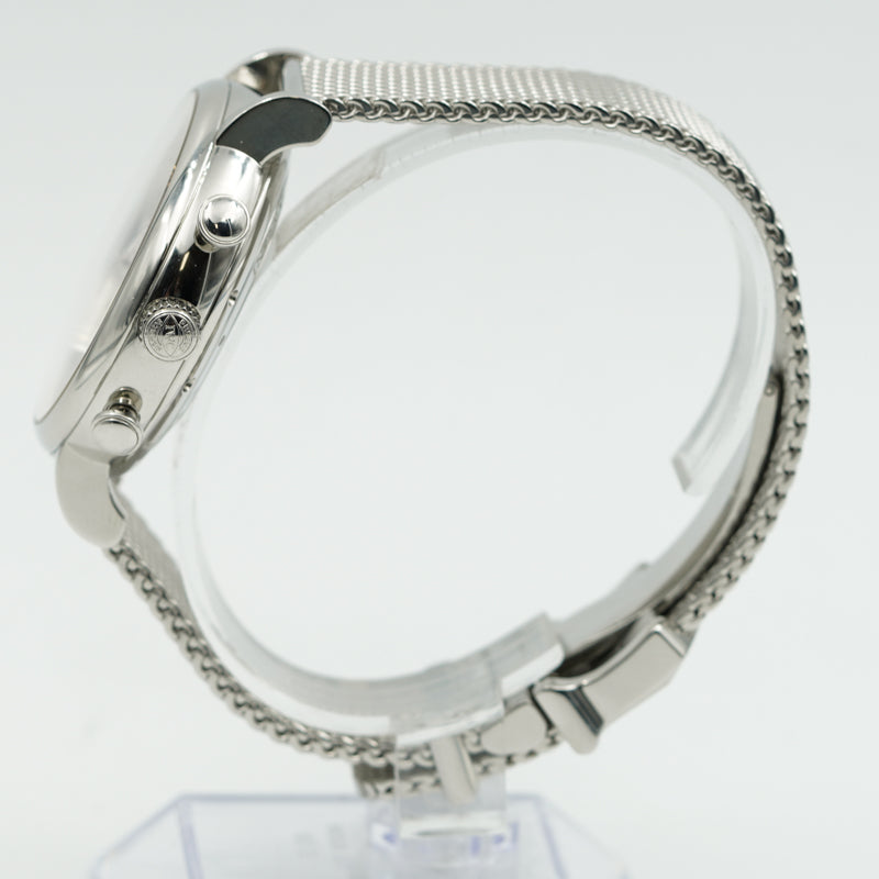SOLD - 6/25/24 - IWC Portofino Chronograph IW391009 Silver Dial on Bracelet 2018 B&P