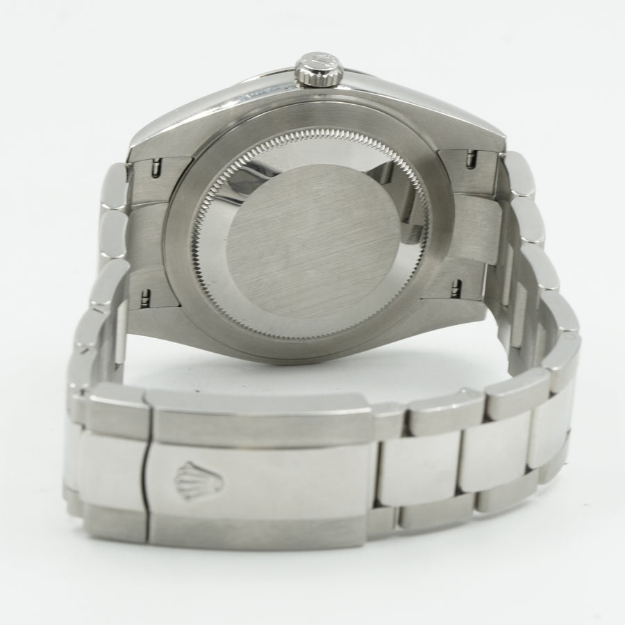 SOLD - 10/15/24 - Rolex Datejust 41 Motif Blue Dial 126334 Fluted Bezel B&P 2023
