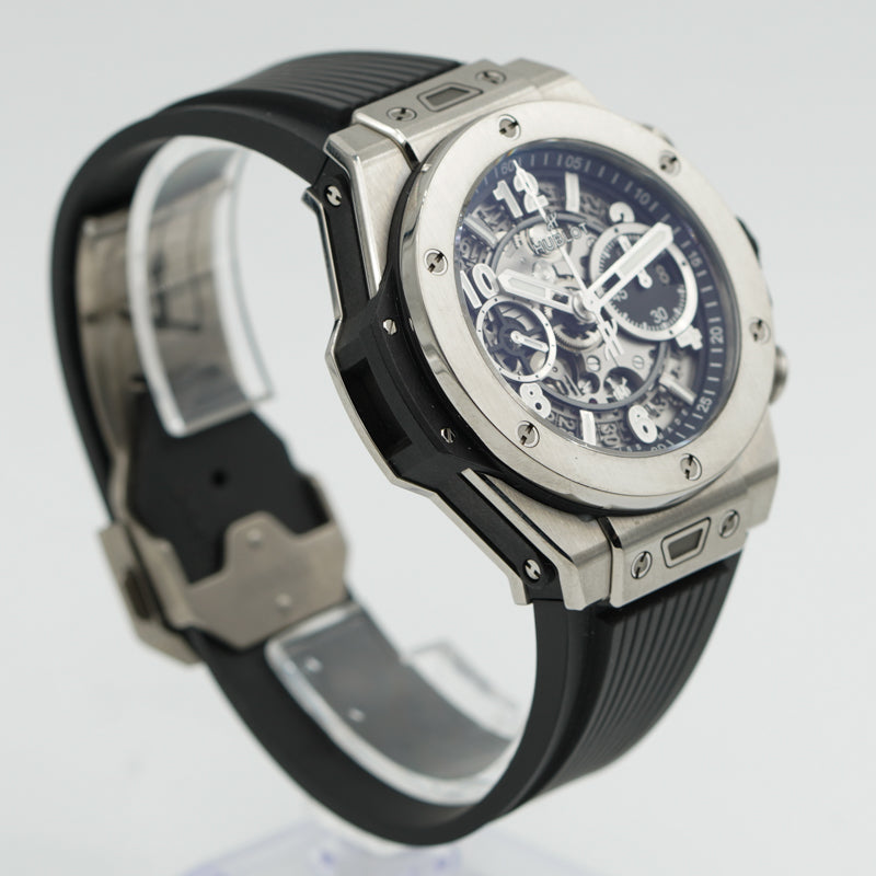 SOLD - 11/20/24 - Hublot Big Bang Unico 42 Titanium 441.NX.1171.RX B&P Titanium Bezel '23