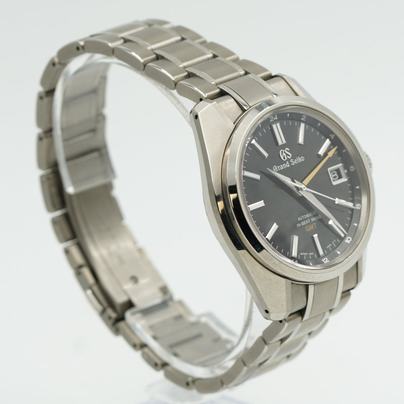 Grand Seiko SBGJ213 Heritage Hi-Beat GMT Titanium B&P 2023