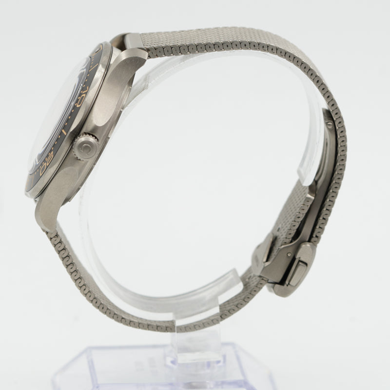 SOLD - 12/31/24 - Omega Seamaster James Bond 007 Titanium 210.90.42.20.01.001 Bracelet 2024 B&P