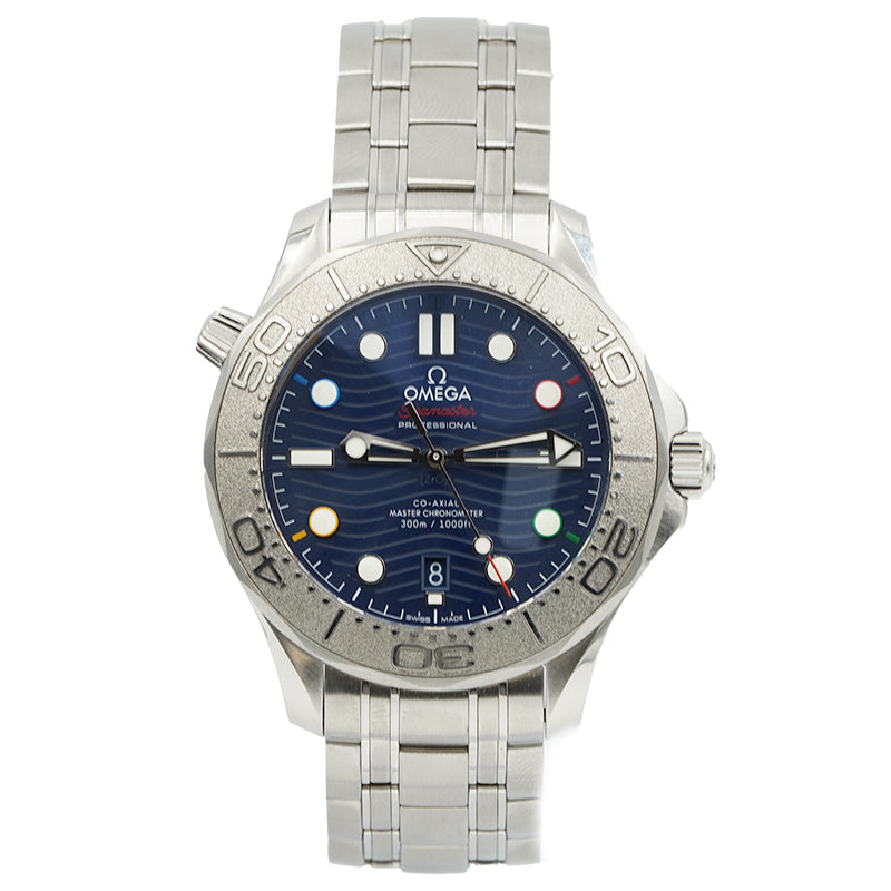 Omega Seamaster Pro Diver 300 Beijing 2022 w. Box 522.30.42.20.03.001