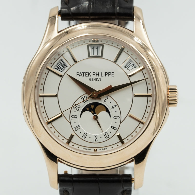 SOLD - 10/29/24 - Patek Philippe Annual Calendar 5205R-001 Rose Gold 40mm B&P 2015