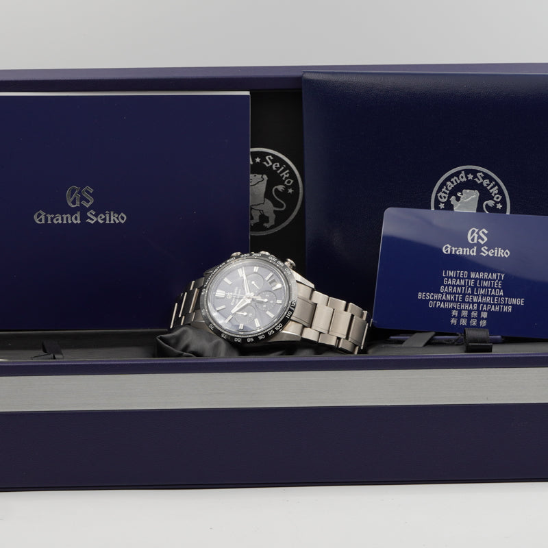 SOLD - 4/13/24 - Grand Seiko SLGC001 Tentagraph Hi-Beat Chronograph B&P 2024