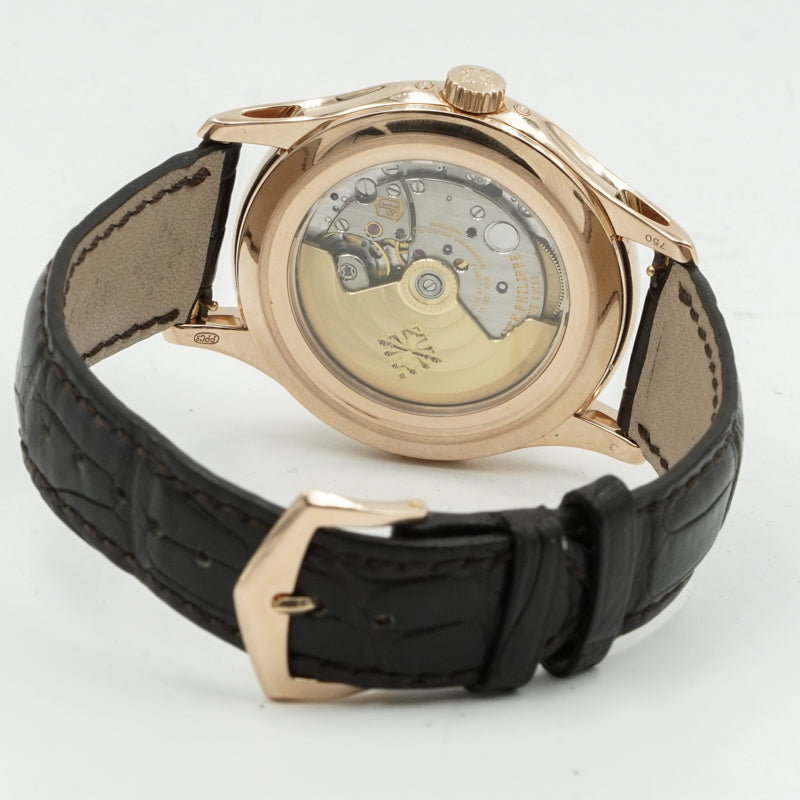 SOLD - 10/29/24 - Patek Philippe Annual Calendar 5205R-001 Rose Gold 40mm B&P 2015