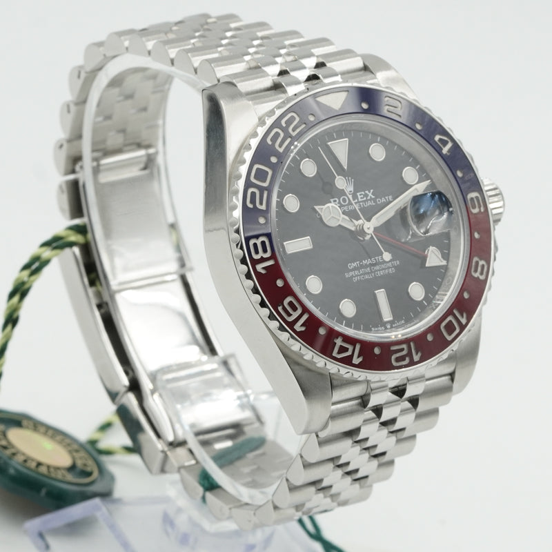 SOLD - 12/14/24 - Rolex GMT-Master II 126710BLRO Pepsi B&P '23 on Jubilee Bracelet