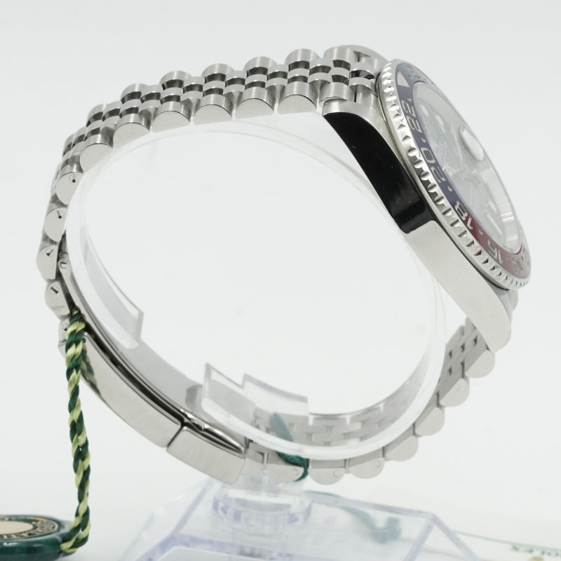 SOLD - 12/14/24 - Rolex GMT-Master II 126710BLRO Pepsi B&P '23 on Jubilee Bracelet