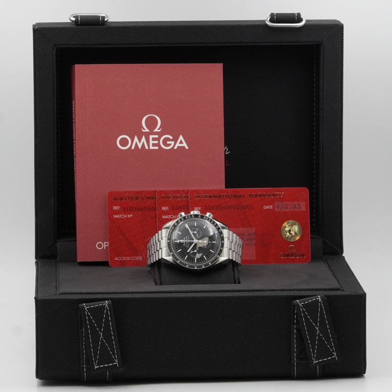 SOLD - 11/6/24 - Omega Moonwatch Professional B&P '23 Hesalite Speedmaster 310.30.42.50.01.001