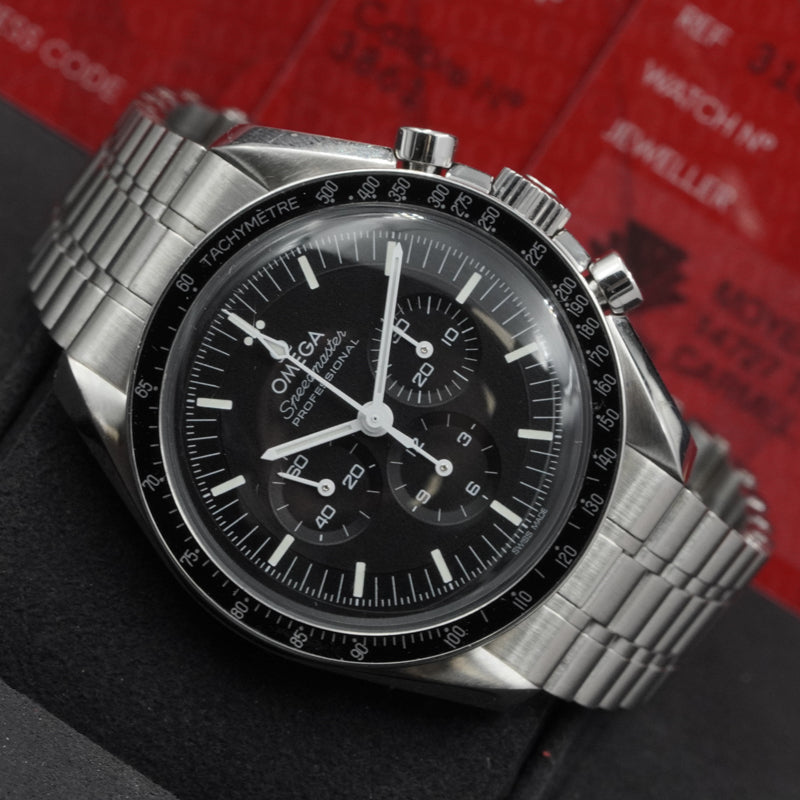 SOLD - 11/6/24 - Omega Moonwatch Professional B&P '23 Hesalite Speedmaster 310.30.42.50.01.001