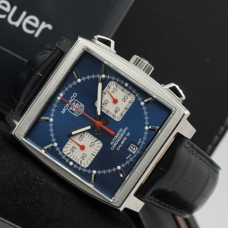 SOLD - 11/29/24 - Tag Heuer Monaco CAW2111.FC6183 Caliber 12 B&P Full Service in 2024