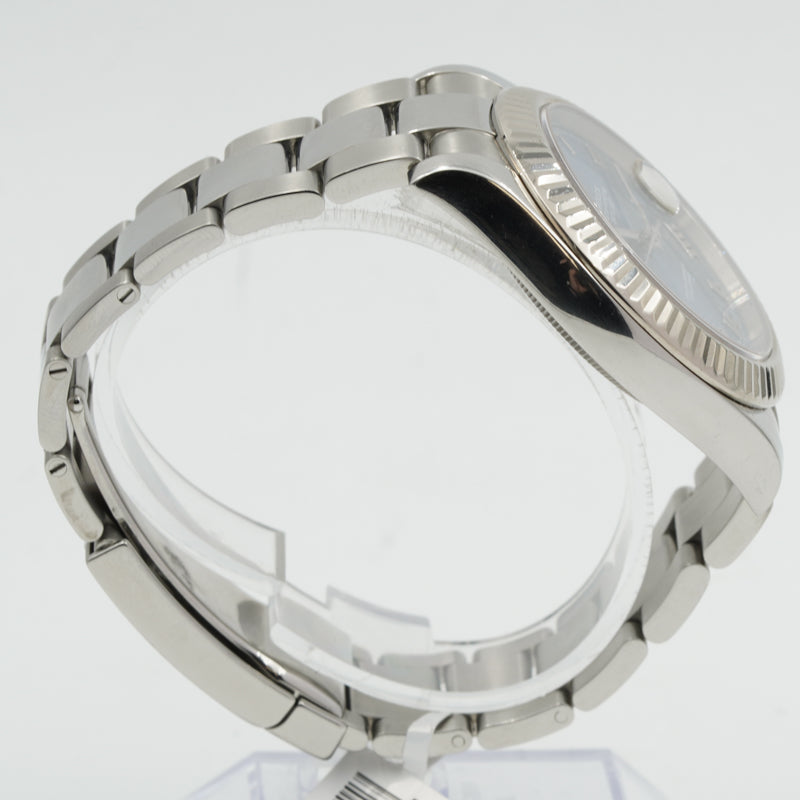 SOLD - 7/10/24 - Rolex Datejust II 41mm Blue Dial 116334 Stainless Steel 2015 w. Card