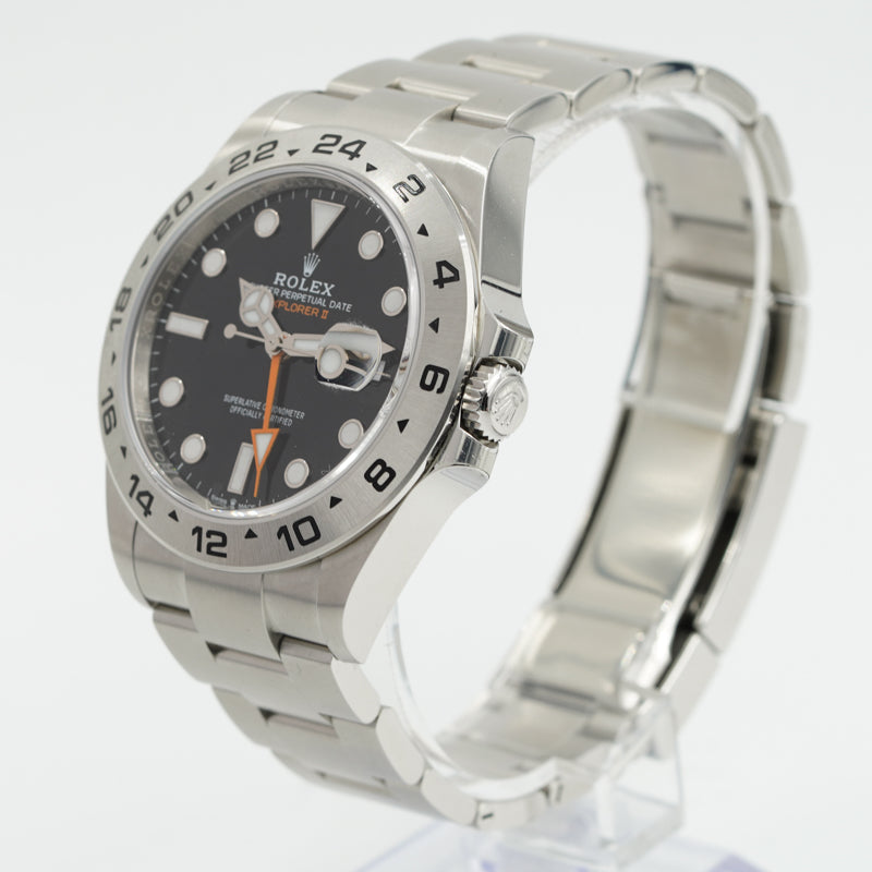 SOLD - 7/19/24 - Rolex Explorer II 226570 Black Dial 42mm B&P '23 Stainless Steel