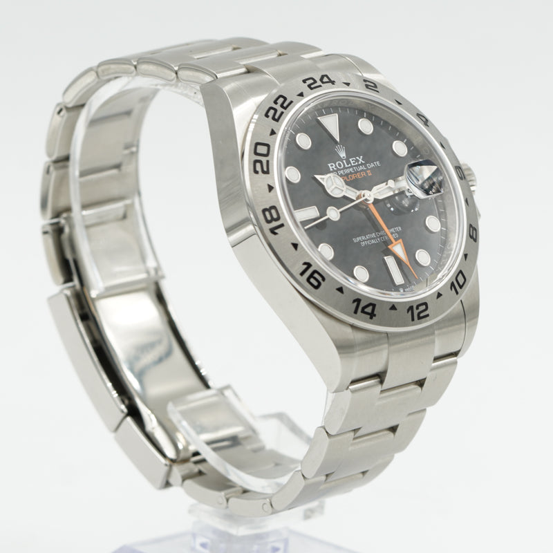 SOLD - 7/19/24 - Rolex Explorer II 226570 Black Dial 42mm B&P '23 Stainless Steel