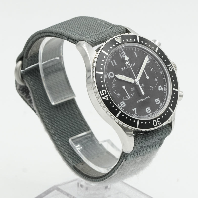 SOLD - 11/19/24 - Zenith Pilot CP2 Cronometro Tipo Limited Edition 03.2240.4069/21.C774 B&P 2019