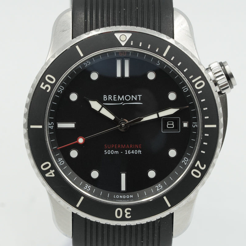 SOLD - 3/4/25 - Bremont S500 Supermarine S500-BK-2018 Dive Watch 43mm B&P 2021