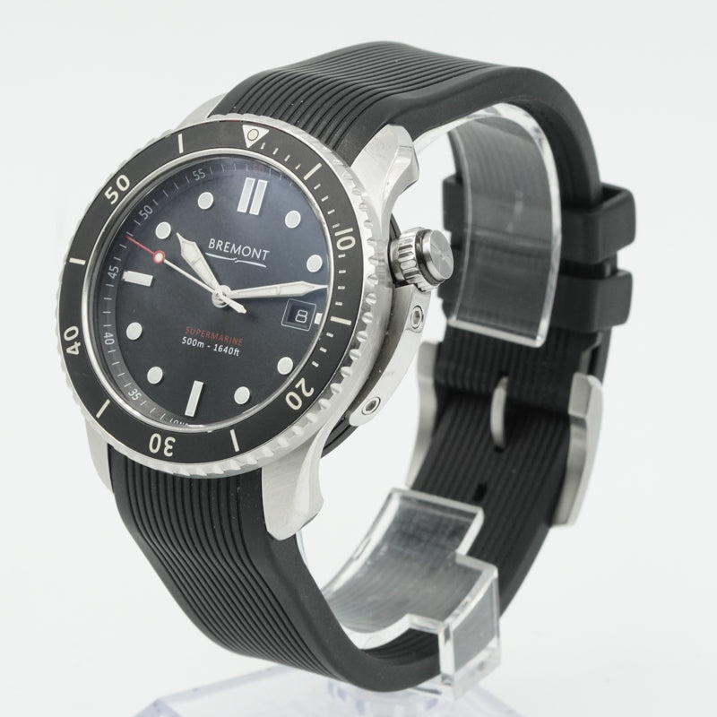 SOLD - 3/4/25 - Bremont S500 Supermarine S500-BK-2018 Dive Watch 43mm B&P 2021