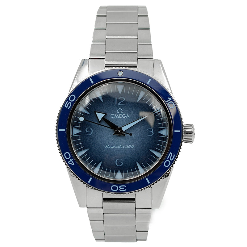 SOLD - 6/6/24 - Omega Summer Blue Seamaster 300 Heritage '23 B&P 234.30.41.21.03.002