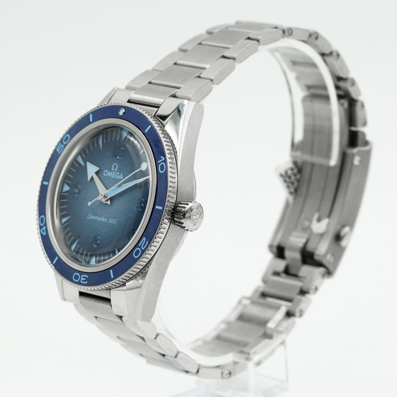 SOLD - 6/6/24 - Omega Summer Blue Seamaster 300 Heritage '23 B&P 234.30.41.21.03.002