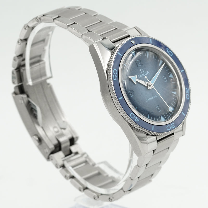 SOLD - 6/6/24 - Omega Summer Blue Seamaster 300 Heritage '23 B&P 234.30.41.21.03.002