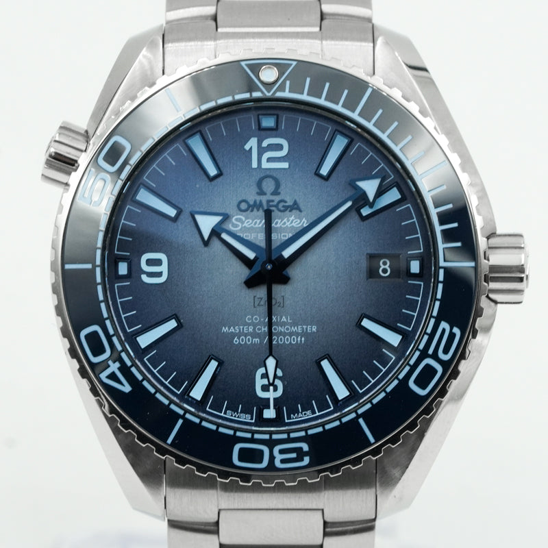 SOLD - 2/27/25 - Omega Seamaster Planet Ocean 39.5mm Summer Blue B&P '24 215.30.40.20.03.002