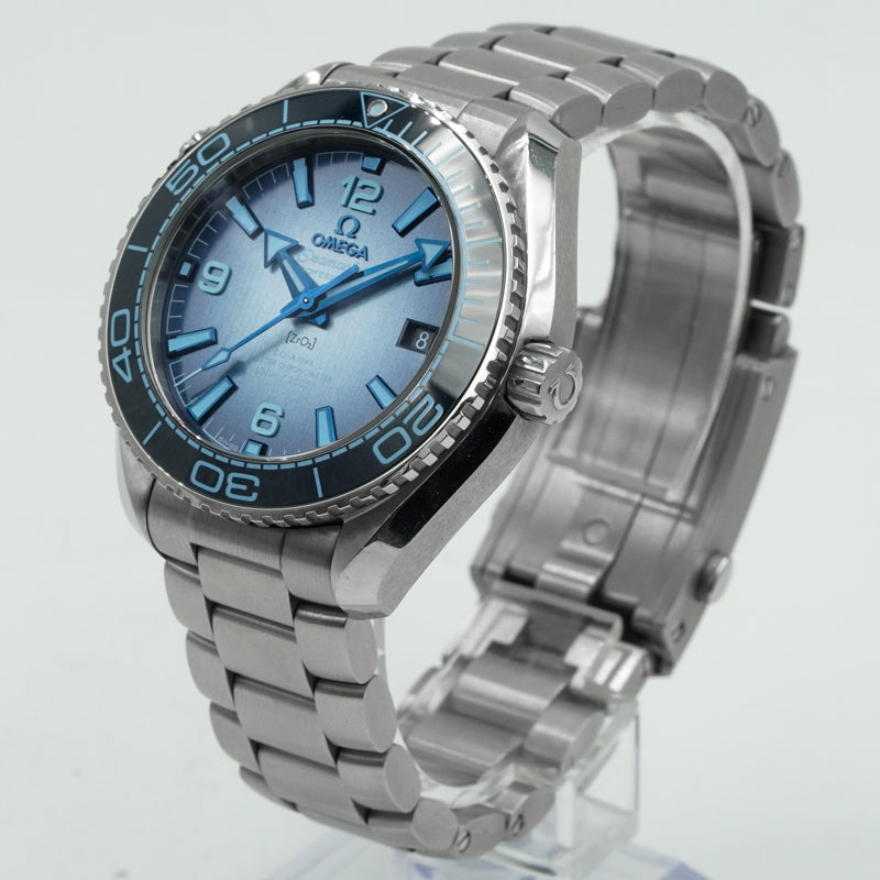 SOLD - 2/27/25 - Omega Seamaster Planet Ocean 39.5mm Summer Blue B&P '24 215.30.40.20.03.002