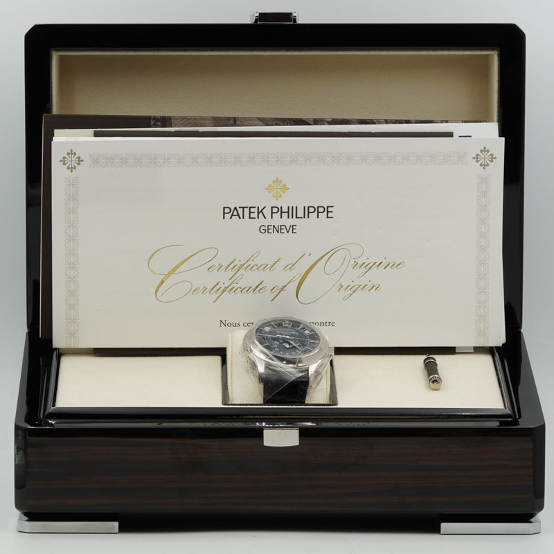 Patek Philippe 5205G-013 Annual Calendar 18K White Gold B&P 2021