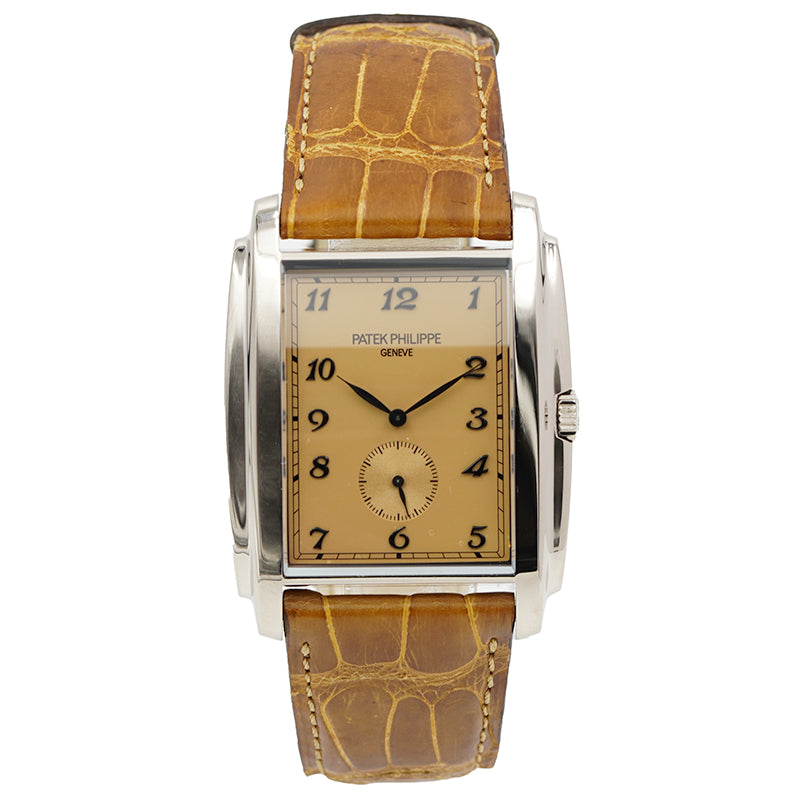 SOLD - 2/23/25 - Patek Philippe Gondolo 5124G-001 18K White Gold B&P Manual Wind