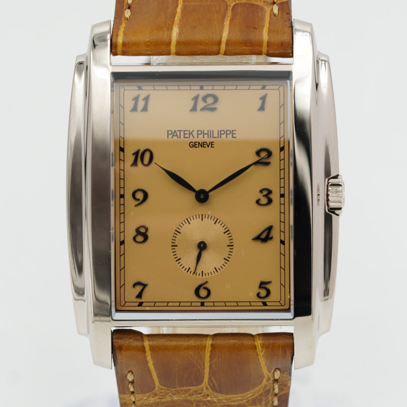 SOLD - 2/23/25 - Patek Philippe Gondolo 5124G-001 18K White Gold B&P Manual Wind