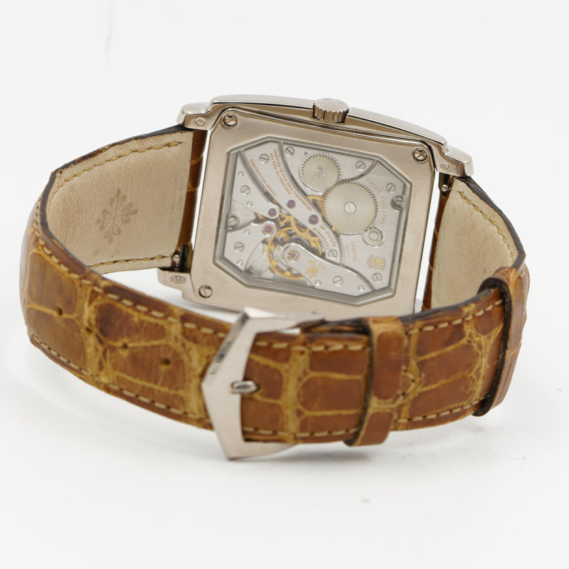 SOLD - 2/23/25 - Patek Philippe Gondolo 5124G-001 18K White Gold B&P Manual Wind