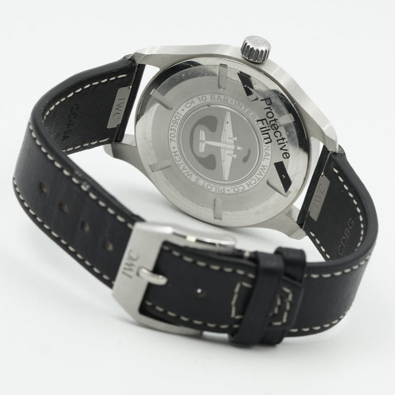 SOLD - 1/15/25 - IWC Pilots Watch Mark XX Blue Dial Leather Strap 40mm IW328203 B&P 2023