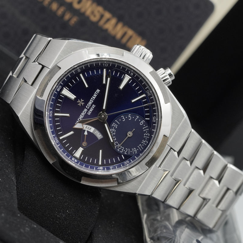 SOLD - 4/26/25 - Vacheron Constantin Overseas Dual Time 7900V/110A-B334 Blue Dial B&P 2021