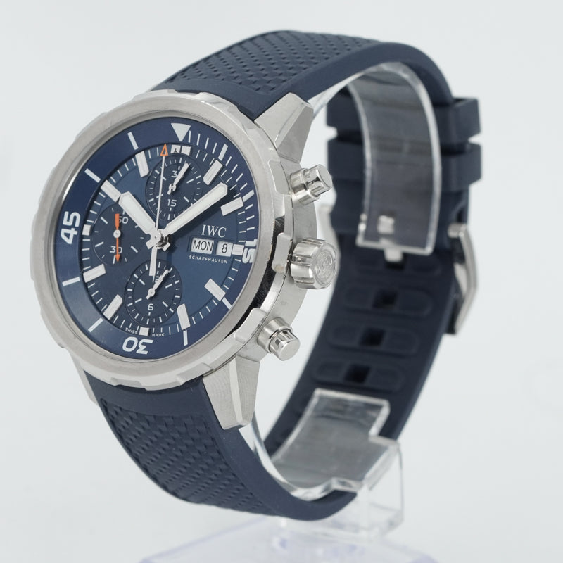 SOLD - 2/3/25 - IWC Aquatimer Chronograph IW376806 Blue 2024 Box & Manual