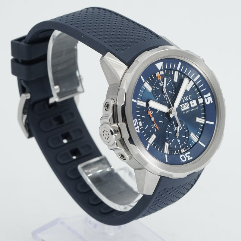 SOLD - 2/3/25 - IWC Aquatimer Chronograph IW376806 Blue 2024 Box & Manual