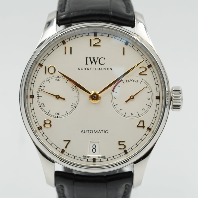 IWC Portugieser Automatic IW500704 7-Day Power Reserve B&P 2021 Stainless Steel