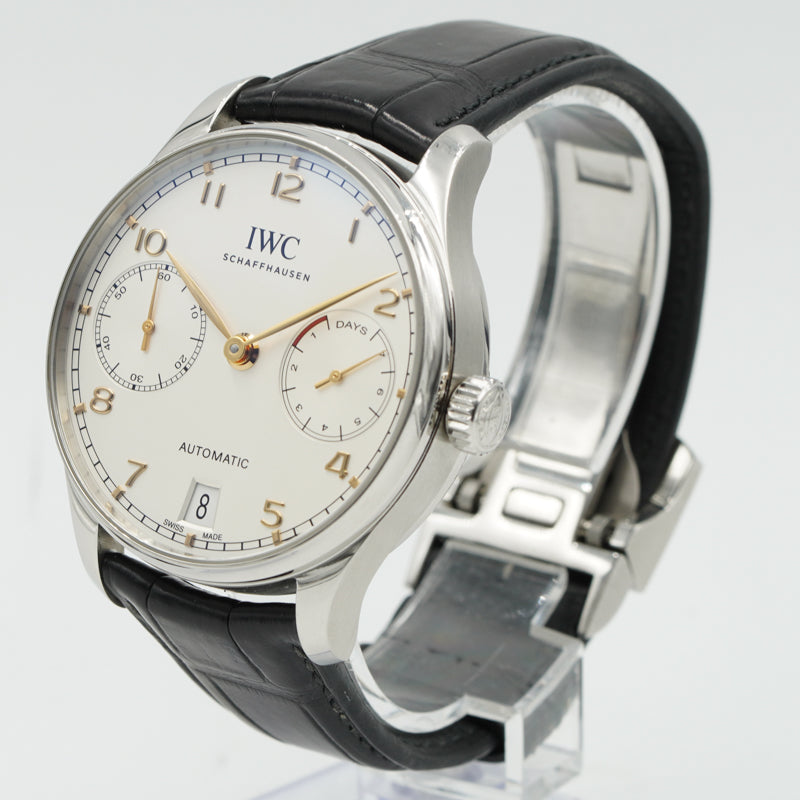IWC Portugieser Automatic IW500704 7-Day Power Reserve B&P 2021 Stainless Steel