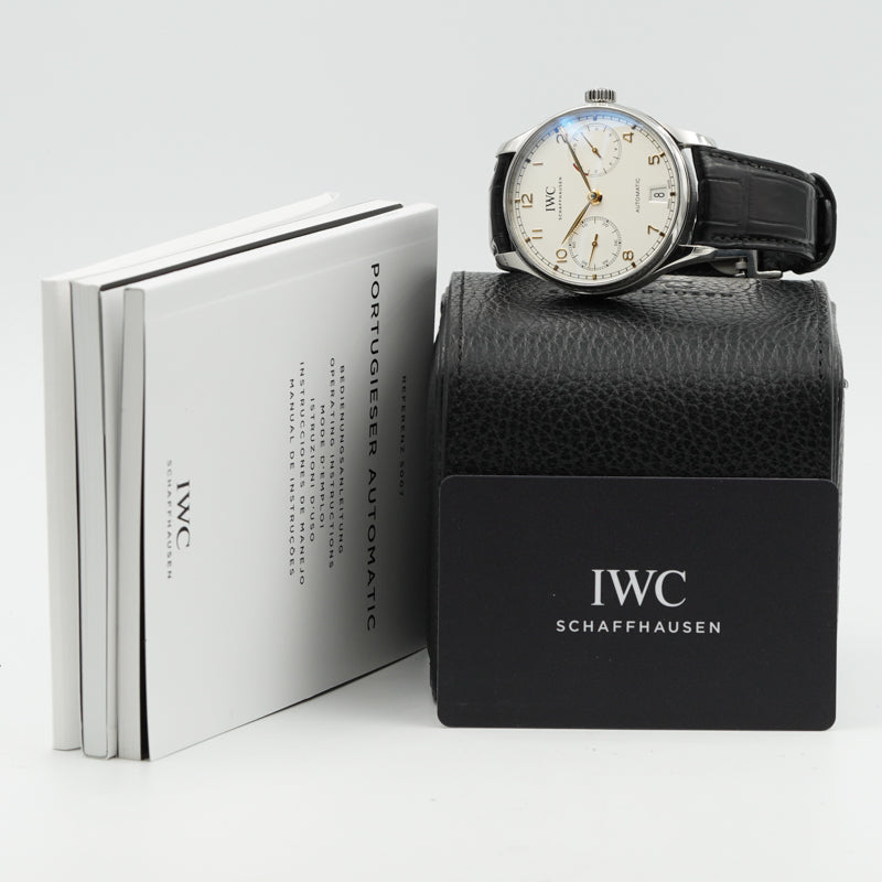 IWC Portugieser Automatic IW500704 7-Day Power Reserve B&P 2021 Stainless Steel