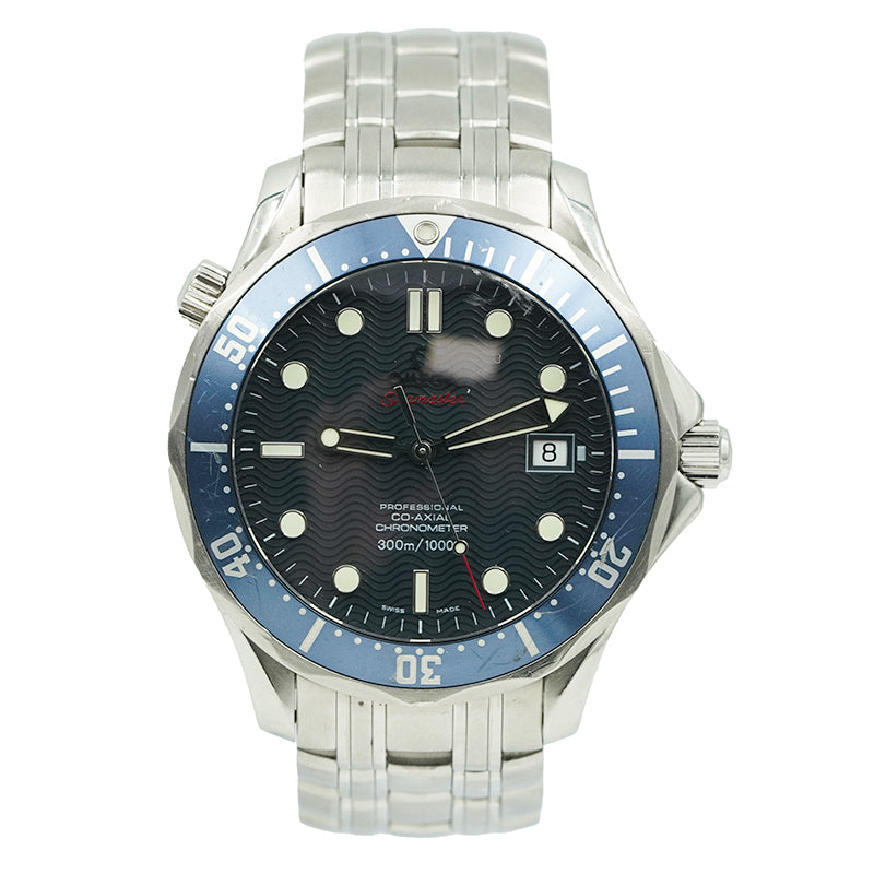 SOLD - 2/10/25 - Omega Seamaster Pro Diver 300 2220.80.00 Casino Royale Era Blue Dial 41mm