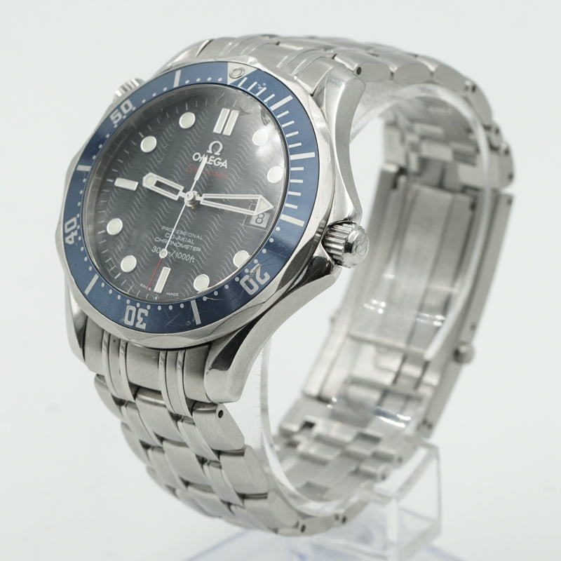 SOLD - 2/10/25 - Omega Seamaster Pro Diver 300 2220.80.00 Casino Royale Era Blue Dial 41mm
