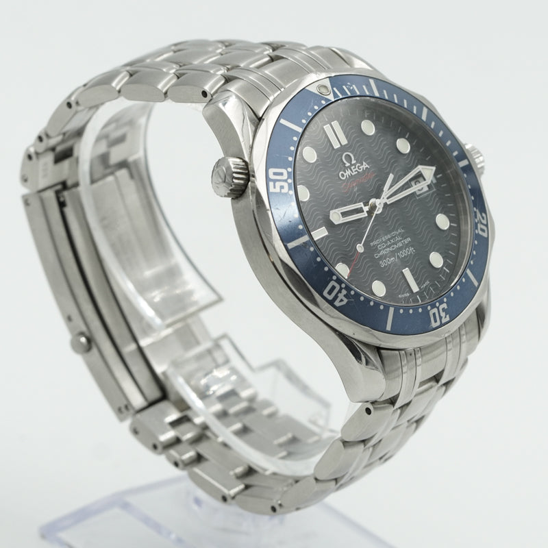 SOLD - 2/10/25 - Omega Seamaster Pro Diver 300 2220.80.00 Casino Royale Era Blue Dial 41mm